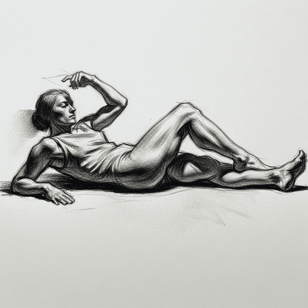 Study: Nude in Motion